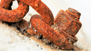 Exemplo de corrosão uniforme